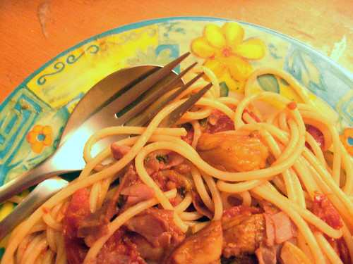 more pasta and chestnuts